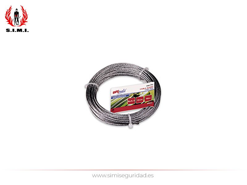 M86120G – Cable acero galvanizado 2 mm X 20 m