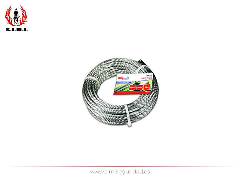 M86127G – Cable acero galvanizado 4 mm X 25 m