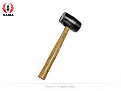 00000 - Maza de goma 500gr con mango de madera CLASSIC