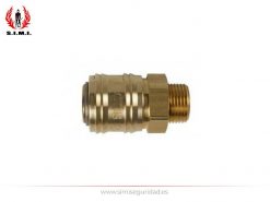 ARF21 - Enchufe rápido rosca macho 1-4 GAS D-12