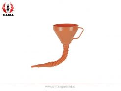 EPF160 - Embudo plástico con pico flexible y filtro 160 mm